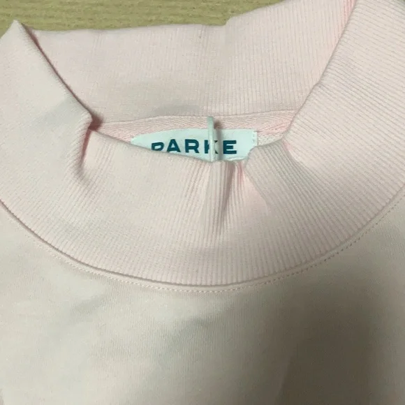 Parke Varsity Logo Relaxed-Fit Mock Neck Pullover size XXL